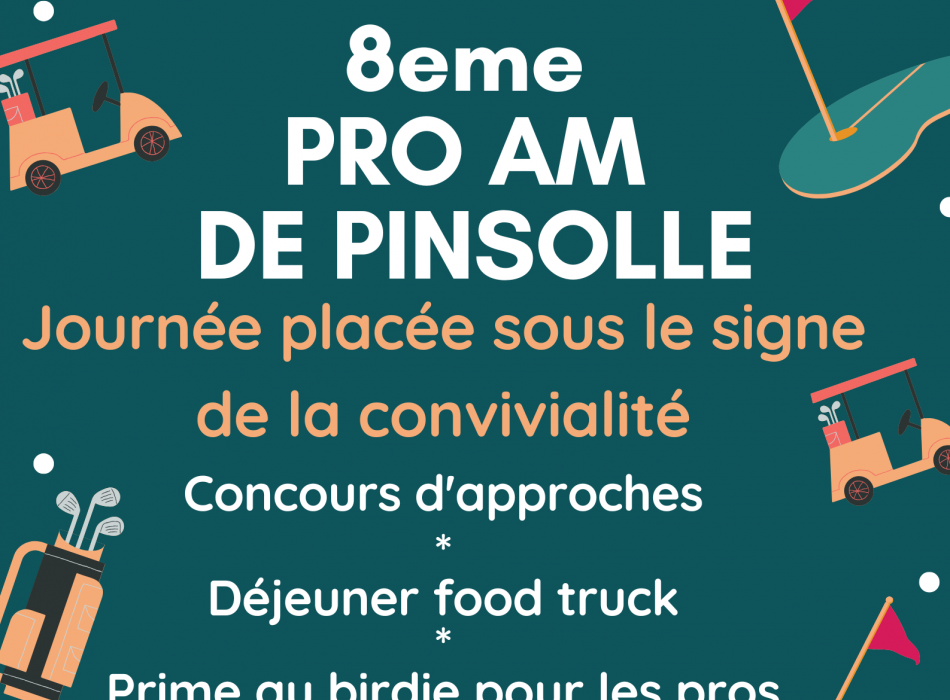 Dimanche 6 avril :8eme pro am de Pinsolle
